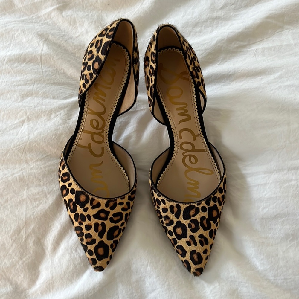 Sam Edelman cheetah heels